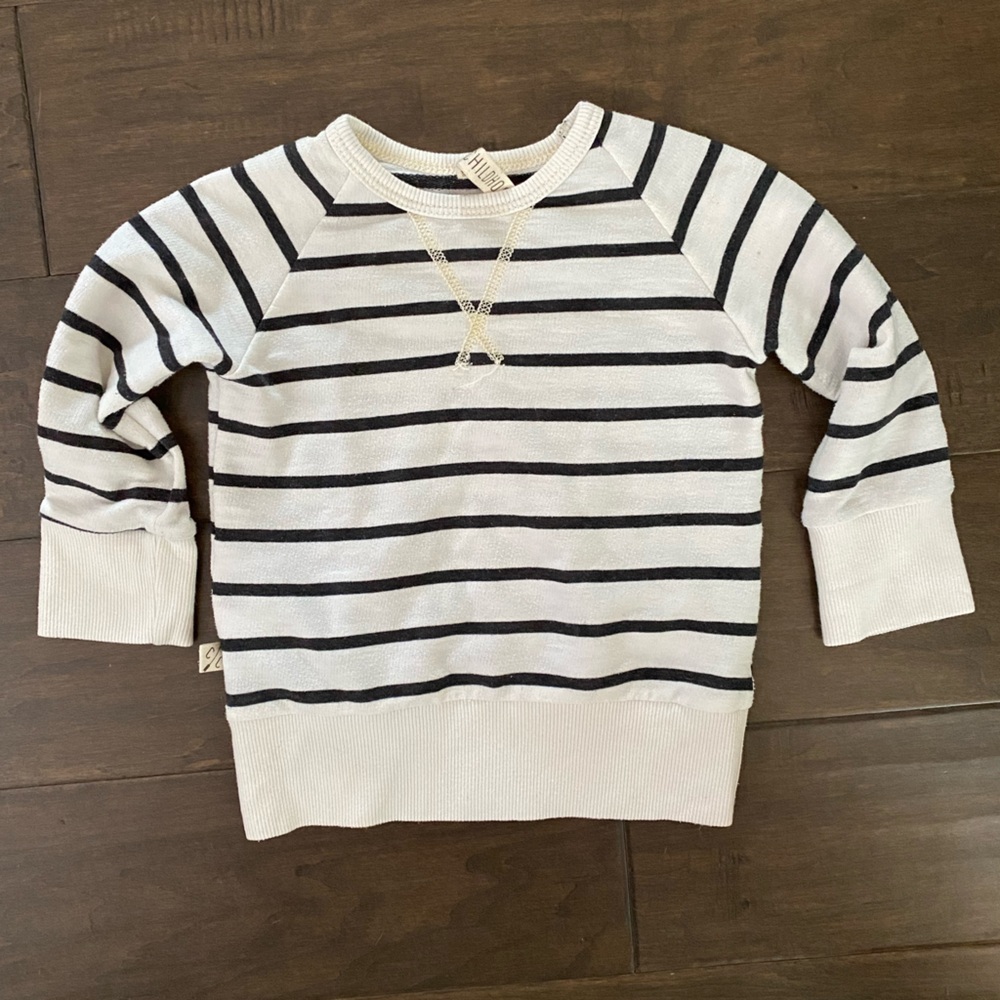 Childhoods stripe pullover 12-18 VGUC
